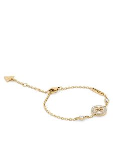 Guess Bransoletka JUBB03 120JW Złoty. Żółte bransoletki Guess, metalowe. Za 249,99 zł.