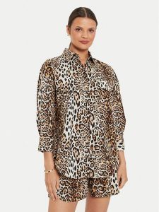 ViCOLO Koszula TB2889 Brązowy Regular Fit. Brązowe koszule ViCOLO, s, bez wzorów, z bawełny, bez kołnierzyka, bez ramiączek. Za 369,99 zł.