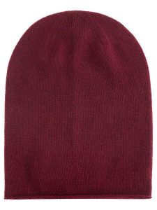 Zwillingsherz Kaszmirowa czapka beanie w kolorze bordowym rozmiar: onesize. Czerwone czapki Zwillingsherz, bez wzorów, z kaszmiru. Za 126,99 zł.