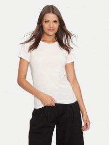 Deha T-Shirt A00150 Écru Regular Fit. T-shirty Deha, m, bez wzorów, z bawełny, bez kołnierzyka, bez ramiączek. Za 139,99 zł.
