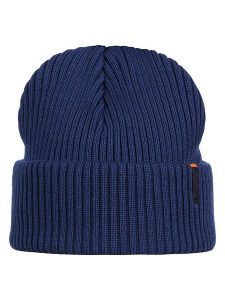 Icepeak Czapka beanie w kolorze granatowym rozmiar: onesize. Niebieskie czapki Icepeak, bez wzorów, prążkowane. Za 131,43 zł.
