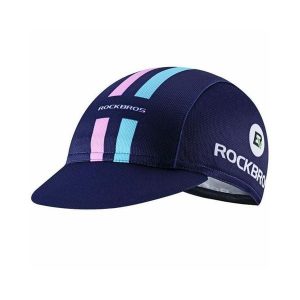 Czapka rowerowa Rockbros MZ100. Niebieskie czapki ROCKBROS, bez wzorów, sportowe. Za 49,99 zł.