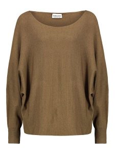 Sublevel Sweter w kolorze jasnobrązowym rozmiar: S/M. Brązowe swetry oversize Sublevel, m, bez wzorów, bez ramiączek. Za 79,03 zł.