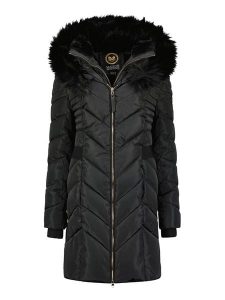 Maison Montaigne Parka "Dolmai" w kolorze czarnym rozmiar: XXL. Czarne płaszcze Maison Montaigne, xxl, z aplikacjami, bez kaptura. Za 362,85 zł.