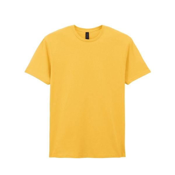 Bawełniana Koszulka Unisex Dla Dorosłych W Miękkim Stylu. Niebieskie bluzki GILDAN, xl, bez wzorów, z bawełny, sportowe, bez kołnierzyka, bez ramiączek. Za 51,99 zł.