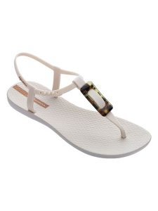 Ipanema Japonki "Class Charm" w kolorze beżowym rozmiar: 38. Brązowe klapki Ipanema, bez wzorów, z otwartym noskiem, bez obcasa. Za 49,15 zł.