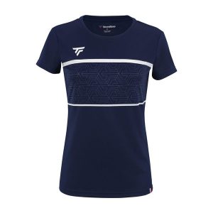 Koszulka tenisowa damska Tecnifibre Team Tech Tee. Niebieskie bluzki TECNIFIBRE, xl, bez wzorów, sportowe, bez kołnierzyka, bez ramiączek. Za 224,50 zł.