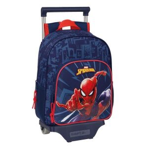 Plecak szkolny SPIDERMAN Niebieski. Niebieskie plecaki spiderman. Za 174,60 zł.