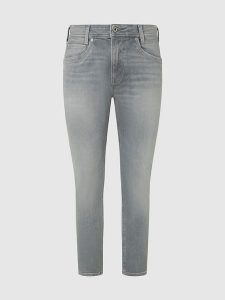 Pepe Jeans Dżinsy - Tapered fit - w kolorze szarym rozmiar: W31/L34. Szare jeansy Pepe Jeans, z aplikacjami, z jeansu. Za 260,99 zł.