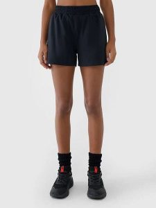 4F Szorty sportowe w kolorze granatowym rozmiar: S. Niebieskie spodenki sportowe 4f, s, bez wzorów, z materiału, outdoorowe. Za 53,04 zł.