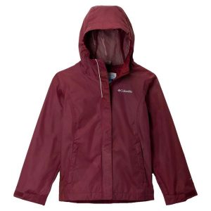 COLUMBIA ARCADIA II JACKET Bordeaux. Czerwone kurtki Columbia, bez wzorów, z syntetyku, bez kaptura. Za 278,15 zł.
