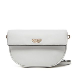 Torebka Guess. Białe listonoszki Guess, z aplikacjami, bez dodatków. Za 279,99 zł.