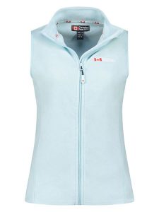 Canadian Peak Kamizelka polarowa "Vugeak" w kolorze błękitnym rozmiar: XXL. Niebieskie kamizelki Canadian Peak, xxl, bez wzorów, z polaru, bez kołnierzyka, bez ramiączek, bez kaptura. Za 65,85 zł.