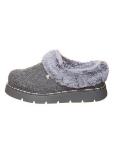 Skechers Botki "Keepsakes Lite - Warm Regards" w kolorze szarym rozmiar: 36. Szare botki Skechers, bez wzorów, bez obcasa, bez zapięcia. Za 131,43 zł.