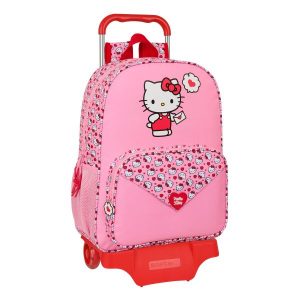Plecak szkolny HELLO KITTY Poliester 300D. Czerwone plecaki HELLO KITTY. Za 342,20 zł.
