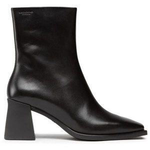 Botki Vagabond Shoemakers. Czarne botki Vagabond Shoemakers, bez wzorów, bez obcasa, na słupku, bez zapięcia. Za 499,99 zł.