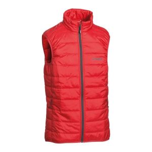 Kamizelka Atomic Revent Primaloft Vest-Rio Red. Czerwone kamizelki ATOMIC, na zimę, bez wzorów, bez kołnierzyka, bez ramiączek, bez kaptura. Za 399,00 zł.