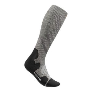 Skarpetki kompresyjne merino dla kobiet Bauerfeind. Szare skarpetki BAUERFEIND, bez wzorów, z wełny. Za 308,00 zł.