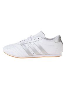 Adidas Skórzane sneakersy "Taekwondo Lace" w kolorze białym rozmiar: 44. Białe trampki ADIDAS, bez wzorów, bez zapięcia. Za 309,95 zł.