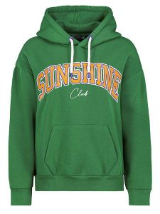 Sublevel Bluza w kolorze zielonym rozmiar: XS. Zielone bluzy Sublevel, xs, bez wzorów, z kapturem. Za 77,73 zł.