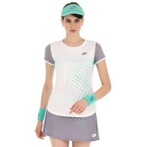 Damski tank top Lotto Top IV. Białe topy Lotto, l, bez wzorów, ze skóry, klasyczne, bez kołnierzyka, bez ramiączek. Za 136,10 zł.