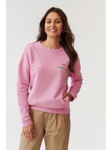 TATUUM Bluza w kolorze różowym rozmiar: S. Różowe bluzy Tatuum, s, bez wzorów, bez kaptura. Za 153,34 zł.