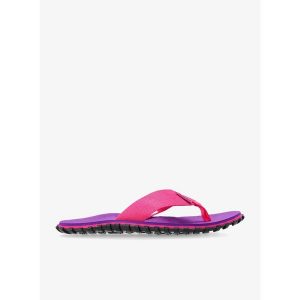 Japonki damskie Gumbies Duckbill Flip-Flops. Fioletowe klapki Gumbies, bez wzorów, bez obcasa. Za 92,99 zł.