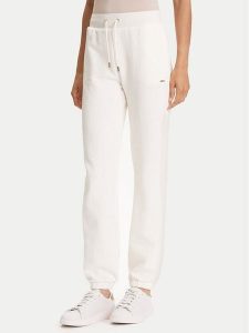Guess Spodnie dresowe V5YB06 KBSL2 Écru Regular Fit. Spodnie dresowe Guess, l, z aplikacjami, z dresówki. Za 259,99 zł.