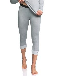 Legginsy termoaktywne 3/4 damskie Schöffel Sport Merino. Czerwone legginsy Schöffel, bez wzorów, z lyocellu. Za 349,99 zł.