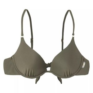 Damski top do kostiumu kąpielowego Aquawave Grape. Zielone bikini AQUAWAVE, bez wzorów. Za 174,39 zł.