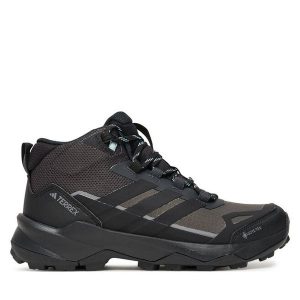 Trekkingi adidas. Szare buty sportowe ADIDAS, bez wzorów, z gore-texu, bez zapięcia, trekkingowe, Adidas Terrex, gore-tex. Za 459,99 zł.