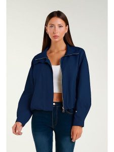 Tamba Kurtka w kolorze granatowym rozmiar: 36/38. Niebieskie kurtki Tamba, bez wzorów, bez kaptura. Za 121,80 zł.