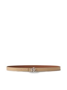 LAUREN RALPH LAUREN Pasek 412883715013 Brązowy. Brązowe paski Lauren Ralph Lauren, bez wzorów, ze skóry. Za 359,99 zł.