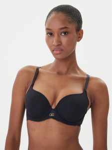 Chantelle Biustonosz z fiszbiną Origins C13XN0 Czarny. Czarne biustonosze Chantelle, bez wzorów, z syntetyku. Za 239,99 zł.