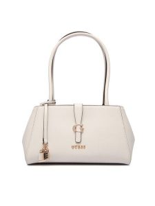 Guess Torebka Carrie HWVG98 96080 Écru. Torebki klasyczne Guess, z aplikacjami, ze skóry, bez dodatków. Za 639,99 zł.