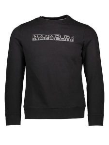 Napapijri Bluza w kolorze czarnym rozmiar: M. Czarne bluzy Napapijri, m, bez wzorów, bez kaptura. Za 162,49 zł.