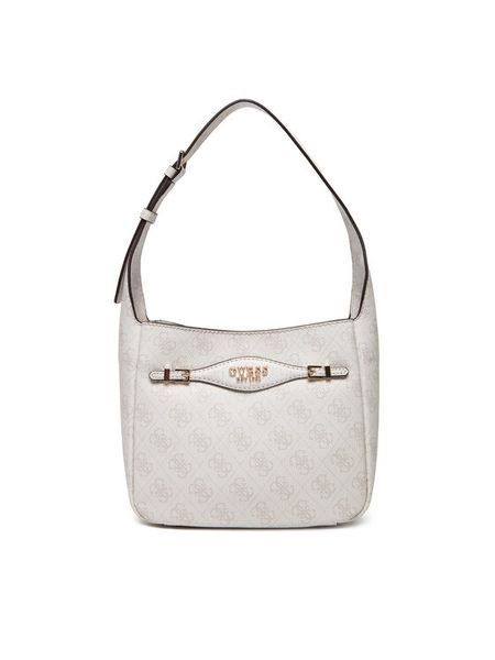 Guess Torebka Katya HWSG96 52010 Biały. Białe torebki klasyczne Guess, z aplikacjami, ze skóry, bez dodatków. Za 332,99 zł.
