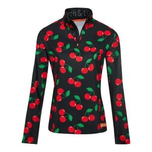 Bluza narciarska Damska Gareth & Lucas The One Hundred and Ten. Czarne bluzy GARETH & LUCAS, na zimę, bez wzorów, z elastanu, bez kaptura. Za 229,99 zł.