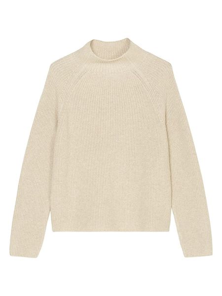 Marc O´Polo Sweter w kolorze beżowym rozmiar: XL. Brązowe swetry oversize xl, bez wzorów, z bawełny, bez ramiączek. Za 258,52 zł.