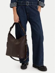 G-Star Raw Torebka C-LDA9593 Brązowy. Brązowe torebki klasyczne G-Star, bez wzorów, ze skóry, bez dodatków. Za 279,99 zł.