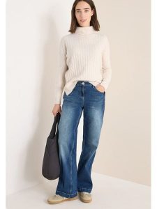 Cecil Golf w kolorze kremowym rozmiar: S. Brązowe golfy Cecil, bez wzorów. Za 130,99 zł.