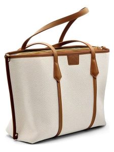 La Manufacture Royale Shopper bag "Vanuatu" w kolorze beżowo-jasnobrązowym - 44 x 29 x 14 cm rozmiar: onesize. Brązowe shopper bag La Manufacture Royale, bez wzorów, z materiału, na ramię, bez dodatków. Za 429,95 zł.