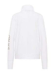 ELBSAND Bluza "Entje" w kolorze białym rozmiar: S. Białe bluzy ELBSAND, s, bez wzorów, bez kaptura. Za 183,59 zł.