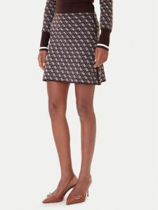 Guess Spódnica ołówkowa W5BD81 Z3JD2 Brązowy Slim Fit. Brązowe spódnice Guess, xl, z aplikacjami, z syntetyku. Za 239,99 zł.