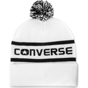 Czapka CONVERSE - 562339 White. Białe czapki marki Converse, z materiału. Za 89,00 zł.