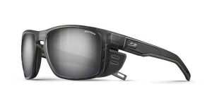 Okulary JULBO SHIELD. Czarne okulary przeciwsłoneczne Julbo, prostokątne. Za 449,00 zł.