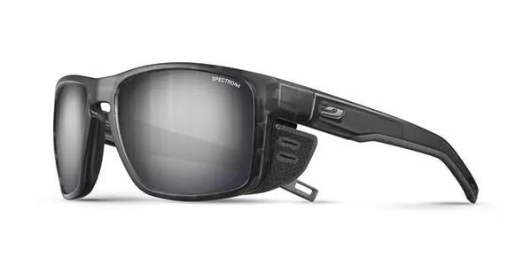 Okulary JULBO SHIELD. Czarne okulary przeciwsłoneczne Julbo, prostokątne. Za 449,00 zł.