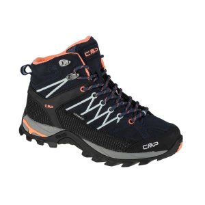 Buty do chodzenia damskie CMP 3Q1294692AD. Niebieskie buty sportowe CMP, z materiału, za kostkę, bez zapięcia. Za 349,99 zł.