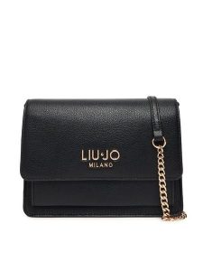 Liu Jo Torebka Ecs M Crossbody AF5152 E0058 Czarny. Czarne torebki wieczorowe Liu Jo, bez wzorów, ze skóry, bez dodatków. Za 579,99 zł.