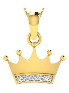 Vittoria Jewels Złota zawieszka z diamentami rozmiar: onesize. Żółte zawieszki Vittoria Jewels, z diamentem, srebrne. Za 304,99 zł.